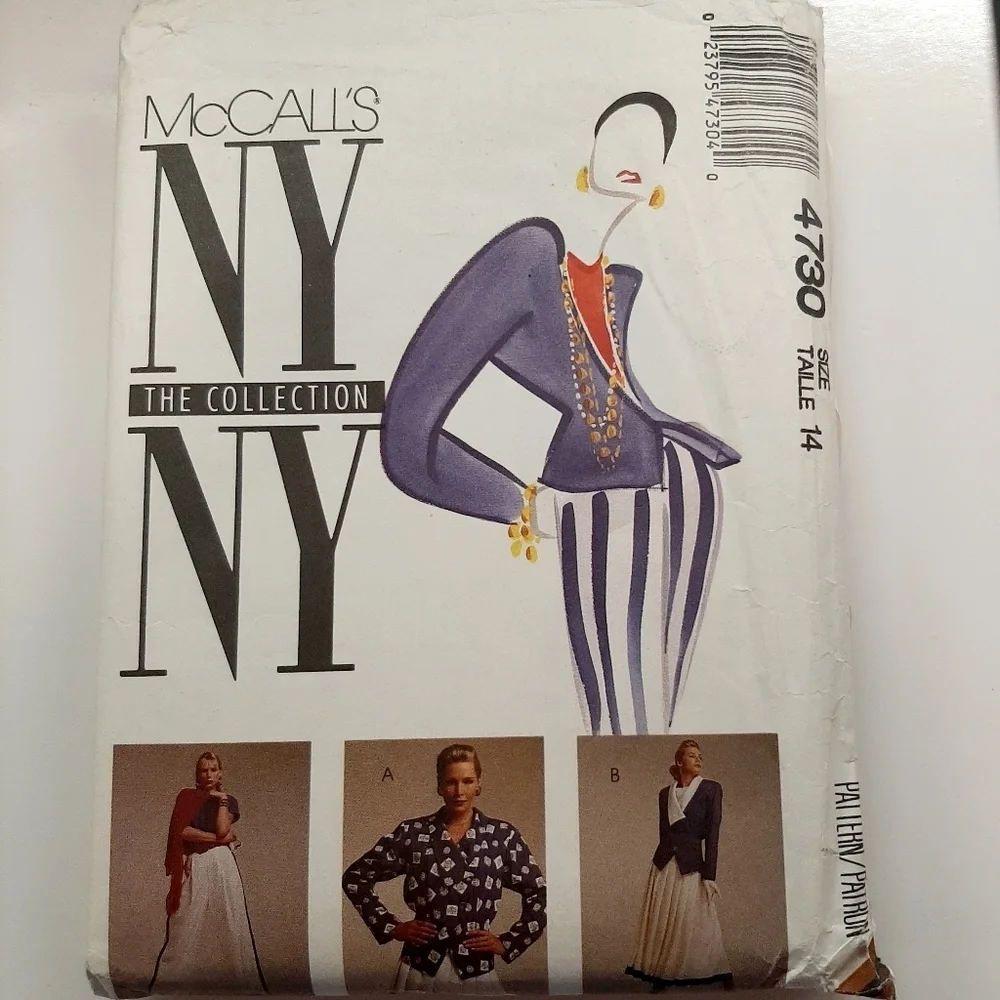 McCALL'S PATTERN 4730